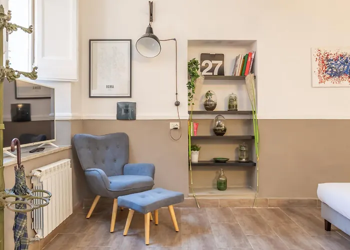 Charm Near Piazza Navona - Cozy Loft For 2 דירה רומא